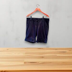 The Limited Drew Fit Bermuda Shorts Black Size 10 Cotton Blend